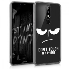 Husa pentru Nokia 5.1 Plus, Silicon, Alb, 46196.01