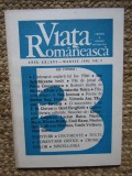 REVISTA VIATA ROMANEASCA MARTIE 1991 Nr. 3