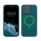 Husa Kwmobile pentru Apple iPhone 15 Pro Max, Verde, Silicon, KWM000022OG003C, Carcasa