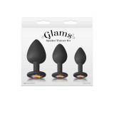 Glams - Set dopuri anale, negru, Orion