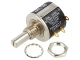 Potențiometru axial 5k&Omega;, 1,5W, bobinat, THT