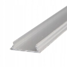 Profil aluminiu pentru banda LED, flexibil, lungime 2 metri, latime 13 mm