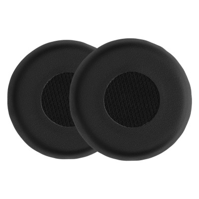 Set 2 Earpads kwmobile pentru Jabra Evolve 75, Piele ecologica, Negru, 59878.01 foto