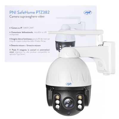 Resigilat : Camera supraveghere video PNI SafeHome PTZ382 1080P WiFi, control prin foto