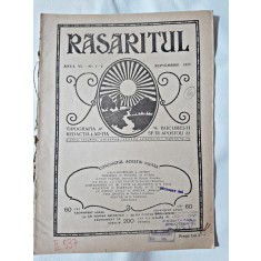 Revista Rasaritul, anul VI, nr.1-4/1923