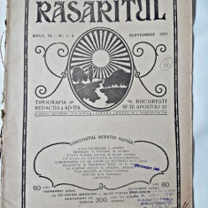 Revista Rasaritul, anul VI, nr.1-4/1923