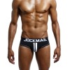 Sexy Chiloti Jockstrap Barbati Male JockMail Push Up Suspensor Boxeri Mesh Open, M, Albastru