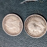 Marea Britanie 3 PENCE 1898, 1915 , ARGINT