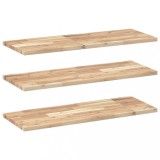 Cumpara ieftin Rafturi plutitoare 3 buc. 100x30x2cm lemn masiv acacia netratat