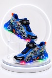 Cumpara ieftin Pantofi sport cu lumini LED, Model Carting, Albastru (Marime Disponibila:
