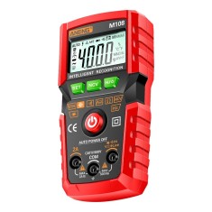 Multimetru digital ANENG M108, Carcasa Antisoc, DC(V), DC(A), AC(V), AC(A), NCV foto