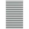 VidaXL Jaluzea tip zebra gri &icirc;nchis lățime țesătură 145,9 cm poliester