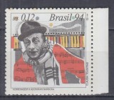 BRAZILIA 1994 OMAGIU COMPOZITORULUI SI CANTARETULUI ADONIRAN BARBOSA MNH, Nestampilat