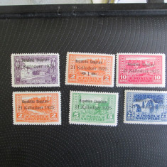 ALBANIA 1925 SET COMPLET MNH/MH=60