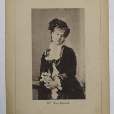 Mad. ELENA SINICARIU , FOTOGRAFIE DIN ALBUMUL NATIONAL , SERIE DE BUCAREST , EDITEUR LYONEL BONDY , FOTOGRAF W. CRONENBERG , CCA . 1900