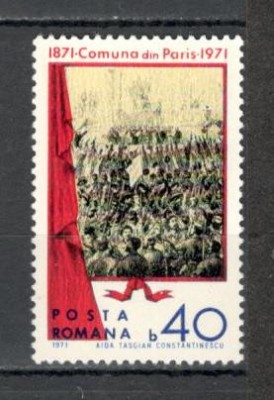 Romania.1971 100 ani Comuna din Paris TR.330 foto