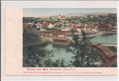 Carte postala necirculata din jurul anului 1900 Ocna Sibiului foto