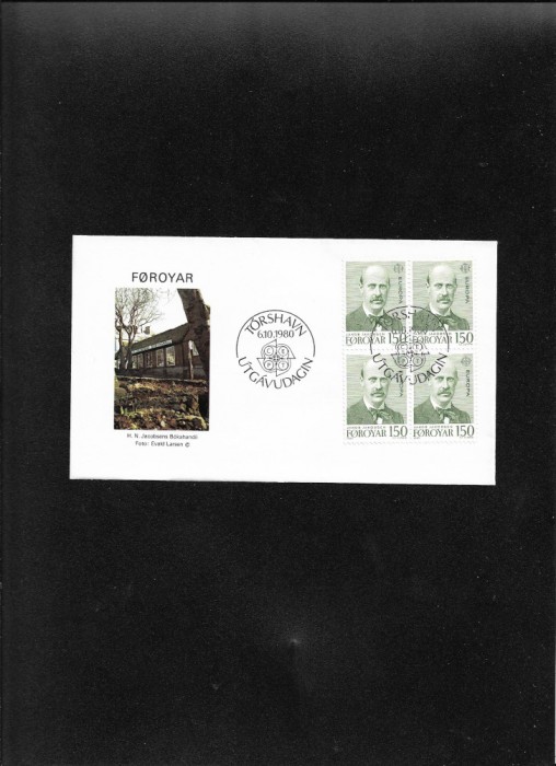 Insulele Feroe FDC 1980