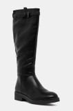 U.S. Polo Assn. cizme YLENIA001 culoarea negru, cu toc plat, YLENIA001W/EY1
