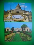 HOPCT LOT 3086 MAUSOLEE IN.. -JUD VRANCEA-2 CARTI POSTALE-CIRCULATE, Circulata, Printata
