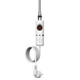 Uscător de prosoape cu cartuș de &icirc;ncălzire electrică pentru radiator cu termostat digital 600W alb