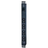 PDU APC, 1U pt. rack 19 inch, 8 prize IEC, intrare IEC, max 16 A, cablu 2.5 m, negru, &quot;EPDU1016B&quot; (timbru verde 4 lei)