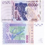 Statele Africii de Vest 10 000 Franci P-717 K ( Senegal ) 2020 UNC