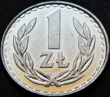 Cumpara ieftin Moneda 1 ZLOT - POLONIA, anul 1985 *cod 684 = A.UNC, Europa, Aluminiu