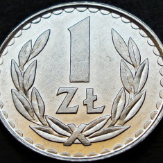 Moneda 1 ZLOT - POLONIA, anul 1985 *cod 684 = A.UNC