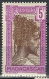 Madagascar (Colonie Franceză) 1930&ndash;1944 - Timbru Definitiv &bdquo;Războinic Malgaș / 5 Franci&rdquo; -KV1