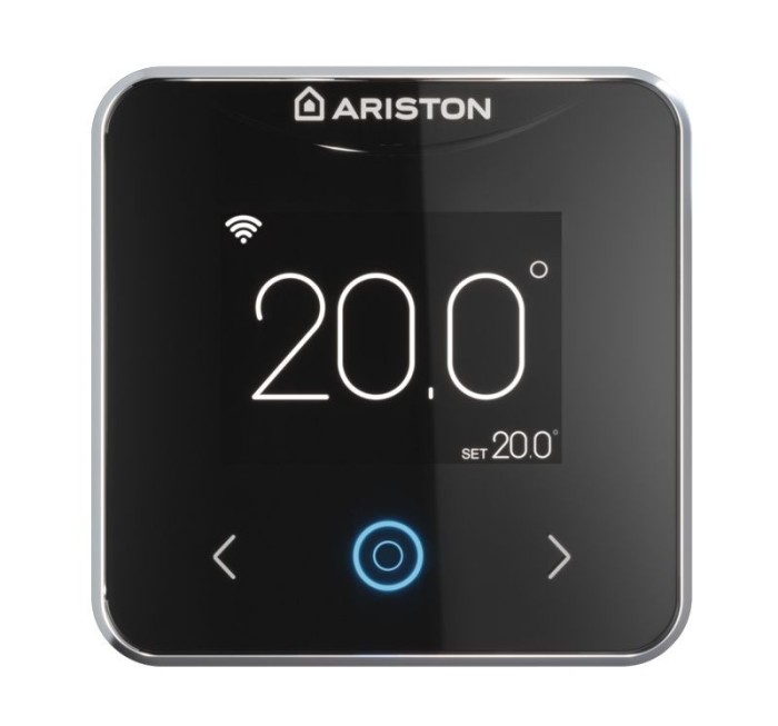 Termostat ambiental cu fir, programabil, conectare internet Wi-Fi, Ariston CUBE S NET