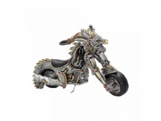 Statueta motocicleta steampunk Dracus Birota 29 cm foto