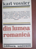 Din lumea romanica Karl Vossler