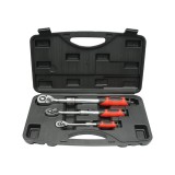 Set clicheti reversibili extensibili 1/2, 3/8 si 1/4, 3 piese Breckner Germany