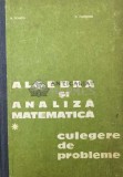 Algebra si analiza matematica. Culegere de probleme (volumul 1) - 1978 - Nicolae Donciu ($O77)