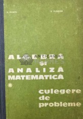 Algebra si analiza matematica. Culegere de probleme (volumul 1) - 1978 - Nicolae Donciu ($O77) foto