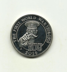Marea Britanie - Primul Razboi Mondial - Medalie PROOF foto