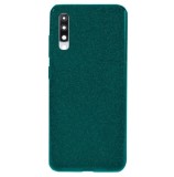 Husa Samsung Galaxy A70 Sclipici Dark Green Silicon