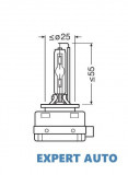 Set 2 becuri xenon 85v d1s xenarc night breaker laser nextgen osram UNIVERSAL Universal #6, Array