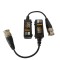 Set Video Balun 8MP, AHD TVI CVI CVBS, conector BNC, terminal push-in, UTP CAT5 5E CAT6