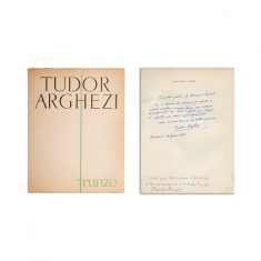 Tudor Arghezi, Frunze, 1961, cu o amplă dedicație pentru Claude Sernet