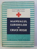 MANUALUL SURORILOR DE CRUCE ROSIE , redactor ELENA ADASCALITEI , 1981 * COTOR LIPIT CU SCOTCH