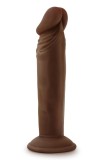 Dildo Realist Posable Shaft Dr. Skin Plus, TPE, Maro, 16.5 cm