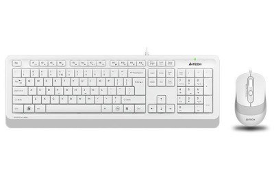 Kit a4tech f1010-w white usb foto