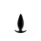 Renegade Spades Medium - Dop Anal de Silicon Negru, 10 cm