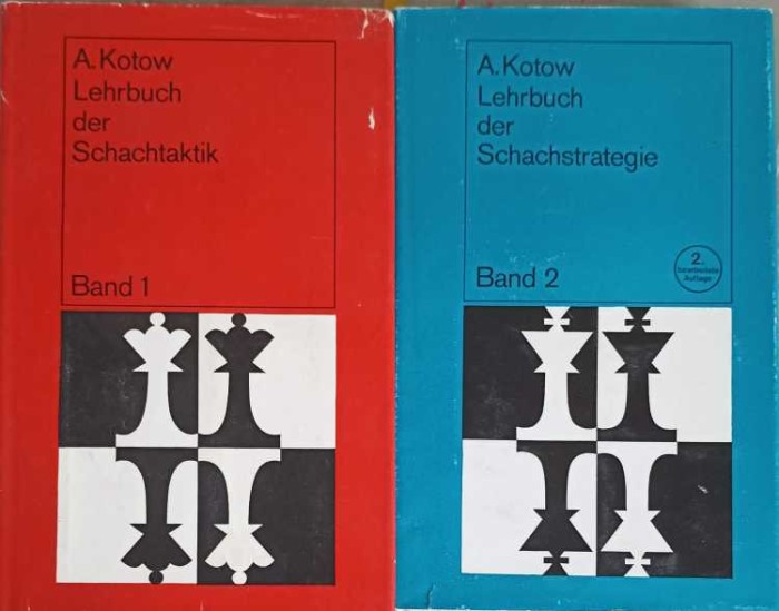 LEHRBUCH DER SCHACHTAKTIK VOL.1-2 MANUAL DE TACTICI DE SAH-ALEXANDER KOTOW-257865