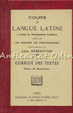 Cours De Langue Latine. Corrige Des Textes - Leon Debeauvais
