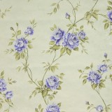 Tapet tineret, floral, crem, albastru, living, dormitor, hol, bucatarie, 37226-5