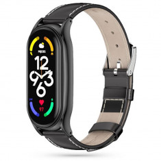 Curea Tech-Protect Herms pentru Xiaomi Mi Smart Band 7/7 NFC Negru