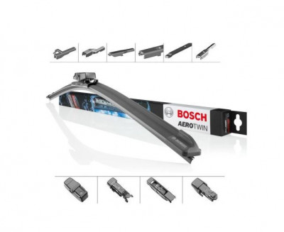 Lamela stergator parbriz Bosch Aerotwin plus 340mm 14 inch 3397006941 AP340U, fata, partea dreapta, cu 4 adaptori, 1 buc. foto